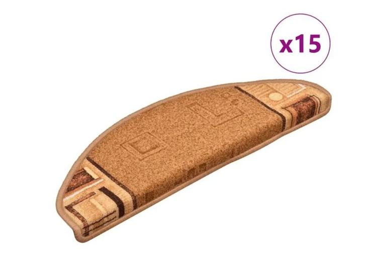 AANBIEDING | Trapmatten 15 stuks kleur beige! GRATIS BEZORGD, Huis en Inrichting, Stoffering | Vloerbedekking, Nieuw, Parket, Beige