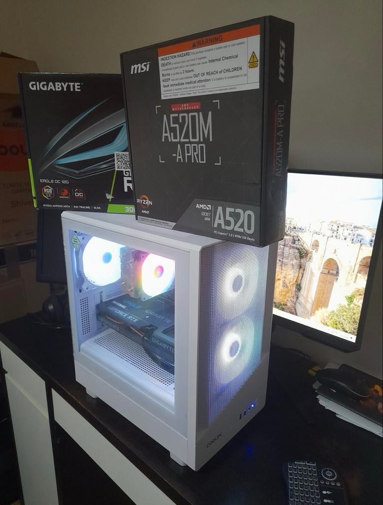 Gaming PC - AMD Ryzen 5 5600X, RTX 3060, 16GB RAM, Ophalen of Verzenden, Zo goed als nieuw, Gaming, SSD