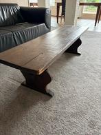 Houten bankje, ook als salontafel te gebruiken, Huis en Inrichting, Tafels | Salontafels, Ophalen, Minder dan 50 cm, Gebruikt