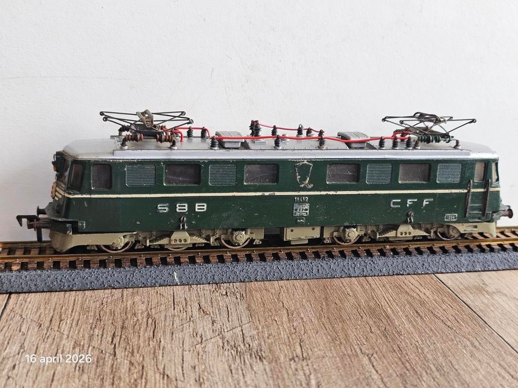 Modeltrein Ho fleischmann SBB ZWITSERLAND locomotief, Hobby en Vrije tijd, Ophalen of Verzenden, Gelijkstroom, Locomotief, Fleischmann