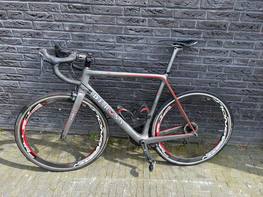 De Rosa racefiets 59cm - Zeer licht en direct, Fietsen en Brommers, Fietsen | Racefietsen, Overige merken, 28 inch, Gebruikt, Carbon