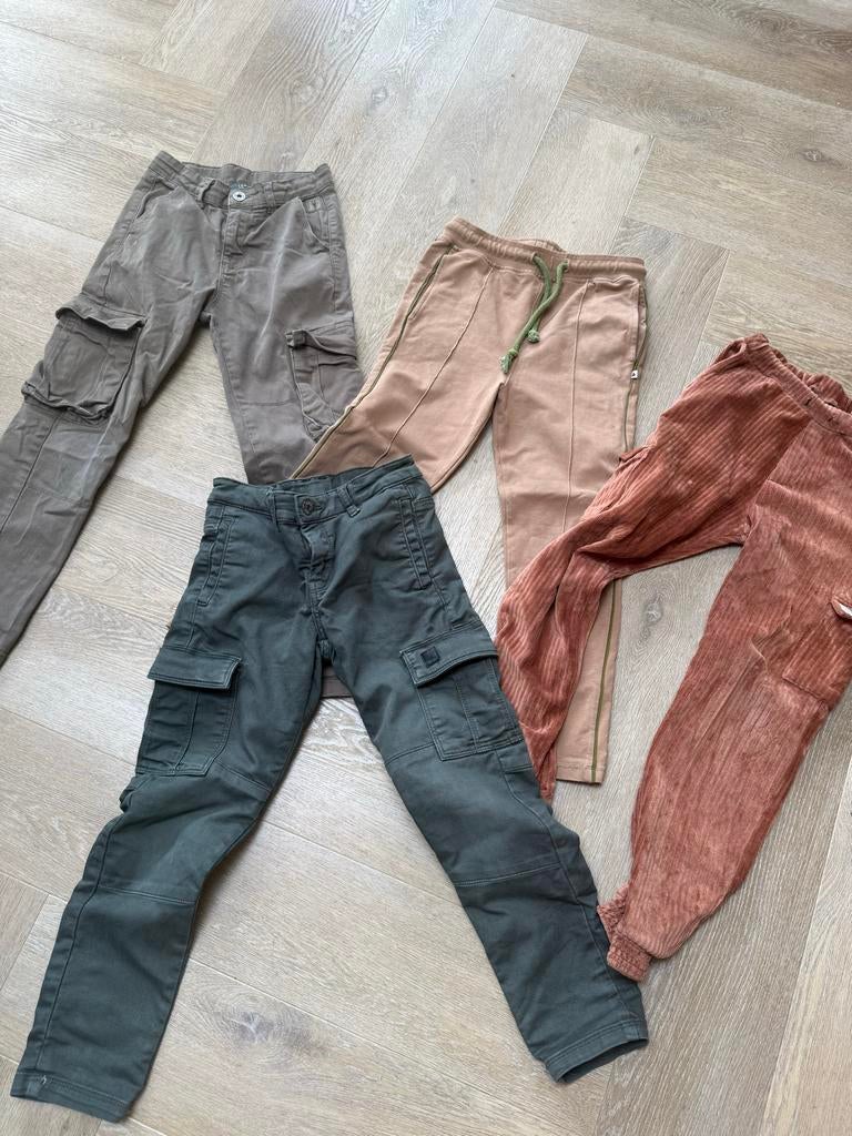 4 jongensbroeken maat 128 Ammahoela, Levv, Refill Amsterdam, Ophalen of Verzenden, Zo goed als nieuw, Jongen, Broek