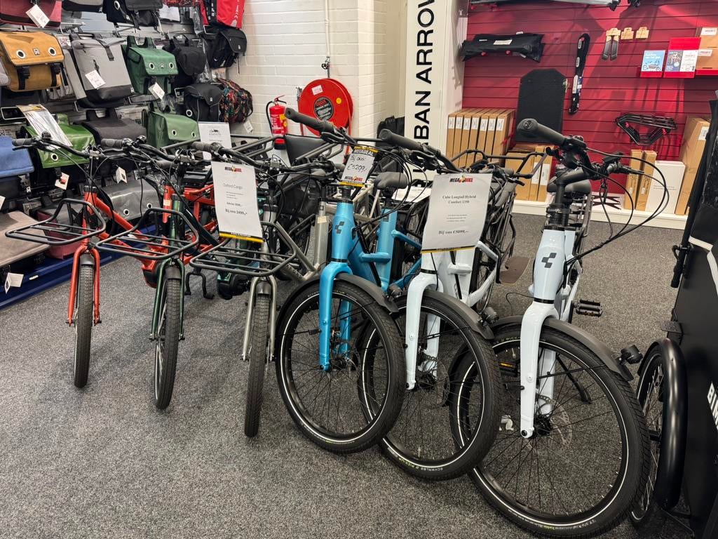 NU BIJ MEGA BIKE GIGANTISCH LONG TAIL ASSORTIMENT!, Fietsen en Brommers, Elektrische fietsen, Ophalen
