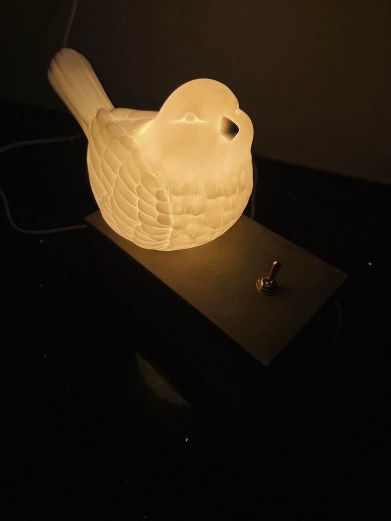 Design Vogel lamp met stekker, Ophalen of Verzenden, Zo goed als nieuw