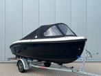 Oud Huijzer 471 | 9.8 PK Tohatsu | Trailer | Vaarbewijsvrij, Watersport en Boten, Ophalen, Tot 10 pk, Zo goed als nieuw, 3 tot 6 meter