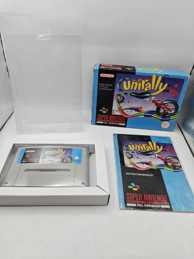 Unirally Super Nintendo SNES CIB, Spelcomputers en Games, Games | Nintendo Super NES, Avontuur en Actie, ., 1 speler, Ophalen of Verzenden