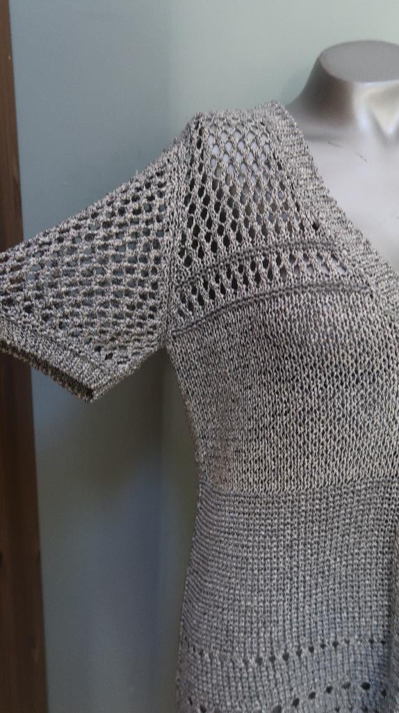 Olsen mooi grijs gehaakt vest m/L, Kleding | Dames, Truien en Vesten, Maat 38/40 (M), Olsen, Ophalen of Verzenden, Zo goed als nieuw