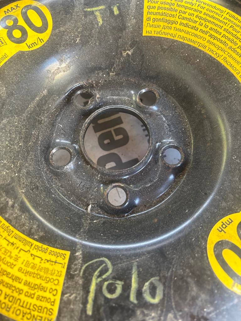 Reservewiel VW Polo GTI 17 inch, Gebruikt, Overige, Banden en Velgen, 17 inch