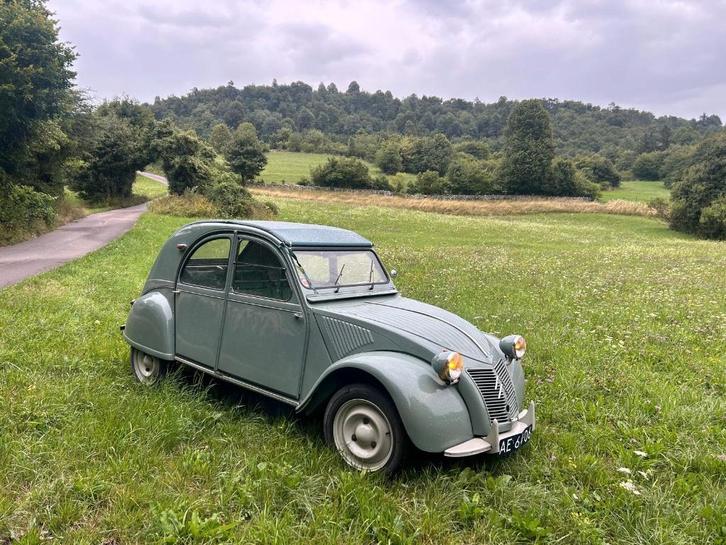 Citroën 2CV AZ 1962 Vert Embrun volledig gerestaureerd, Auto's, Citroën, Particulier, 2CV, Open dak, Benzine, Sedan, Handgeschakeld