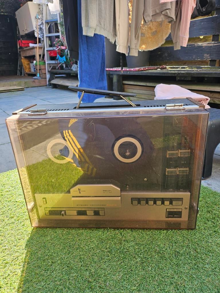 Vintage Philips bandrecorder - Zoldervondst, Ophalen of Verzenden