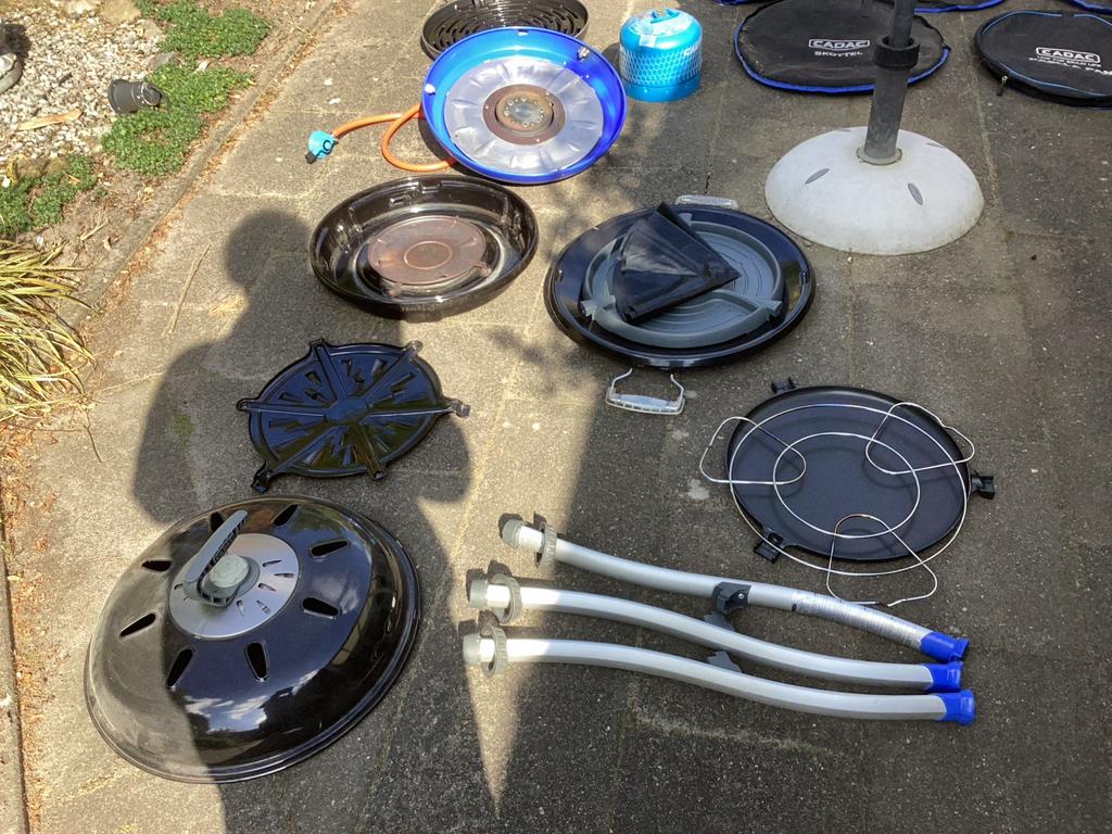 Cadac Skottelbraai Compleet met Paella Pan en Gasfles, Ophalen, Zo goed als nieuw
