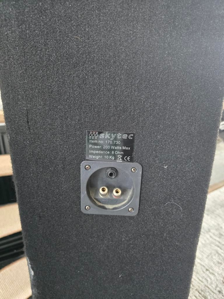 Skytec 200 Watt Max Speakers - Set van 2, Audio, Tv en Foto, Luidsprekers, Overige merken, Gebruikt, Ophalen of Verzenden, 120 watt of meer