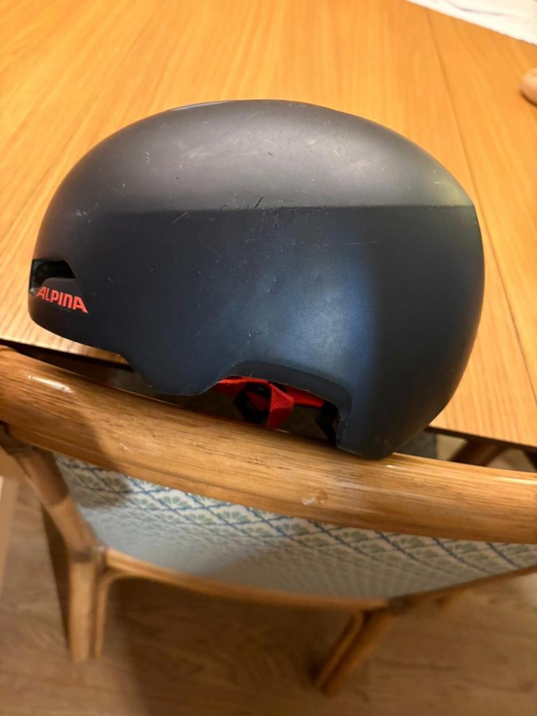 Zsm weg - Alpina fietshelm - mat zwart, Ophalen, Gebruikt, S, Jongen of Meisje