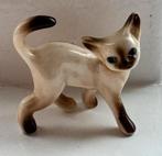 Supermooi vintage miniatuur beeldje van een Siamees kitten, Ophalen of Verzenden, Zo goed als nieuw, Dier