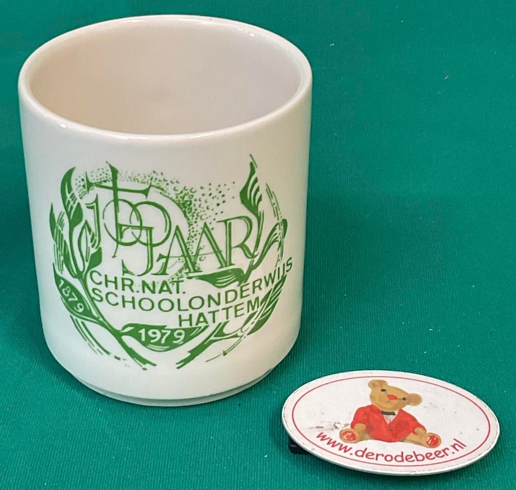 Mok 100 Jaar Chr. Nat. Schoolonderwijs Hattem, Overige typen, Onbekend, Ophalen of Verzenden, Zo goed als nieuw