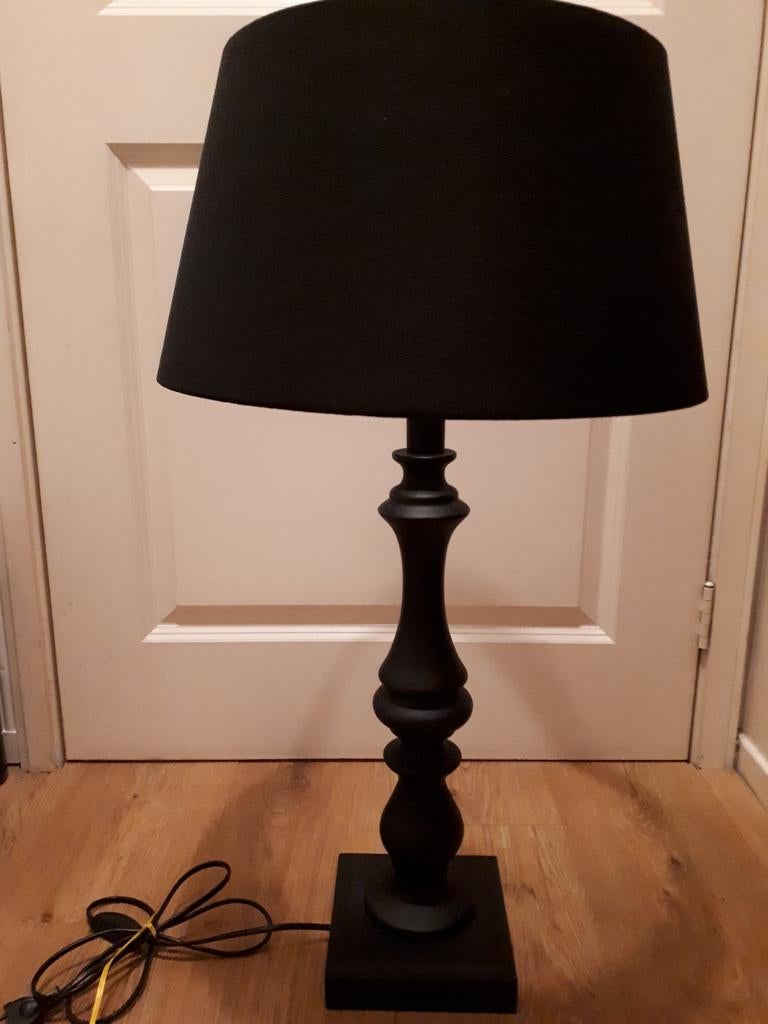 Landelijke schemerlamp zwart XL/Lifestyle, Ophalen of Verzenden, Zo goed als nieuw, Minder dan 50 cm