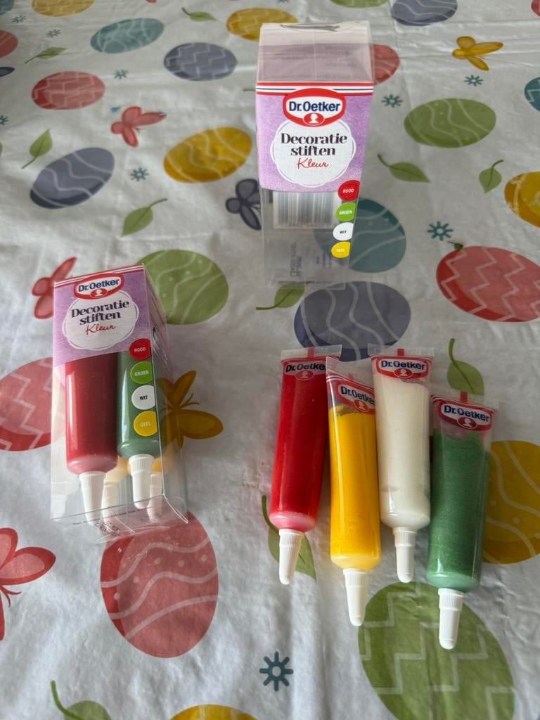 Dr. Oetker decoratie stiften kleur, Ophalen, Zo goed als nieuw, Taarten of Cupcakes, Versiering