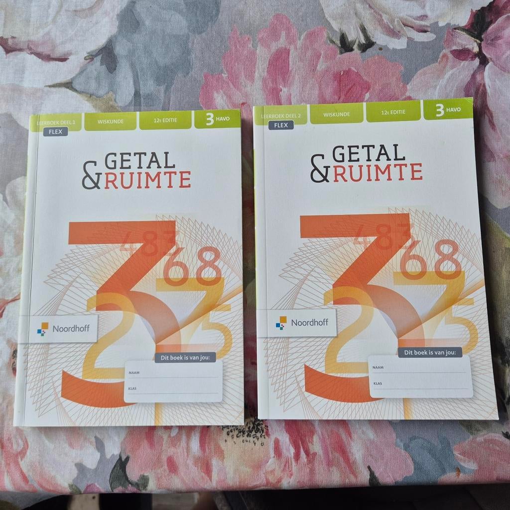 Getal & Ruimte Wiskunde 3 HAVO Flex Leerboek deel 1 & 2, Ophalen of Verzenden, Gelezen, HAVO, Wiskunde A
