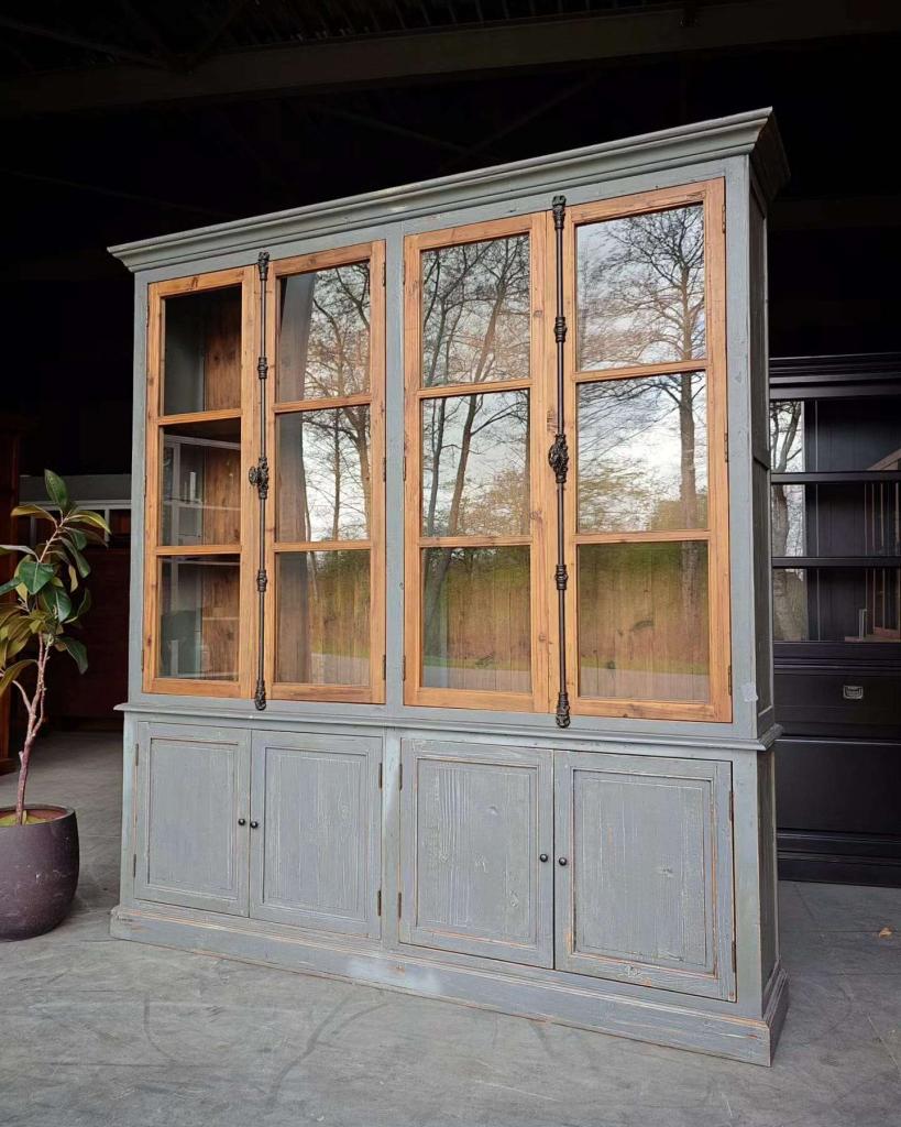 Prachtige grenen winkelkast | Franse Servieskast #7727