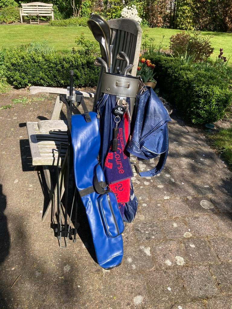 Halve heren golfset, Sport en Fitness, Golf, Ophalen, Zo goed als nieuw, Set