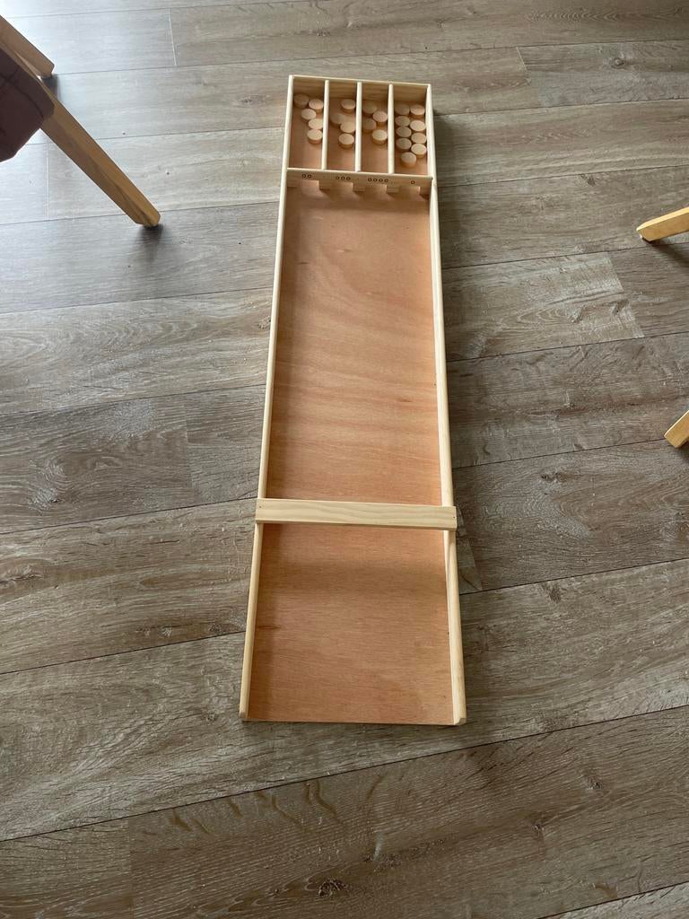 Traditionele Sjoelbak - Compleet met schijven, Een of twee spelers, Ophalen, Gebruikt