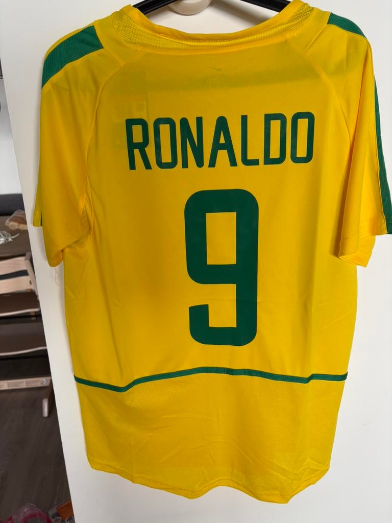 Ronaldo R9 Brazilië WK 2002 Nike Large psv real inter milan, Ophalen of Verzenden, Nieuw, Maat 52/54 (L), Geel