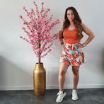 Setje Blauw/Oranje/Beige maat L, Maat 42/44 (L), Nieuw, Boven de knie, Verzenden