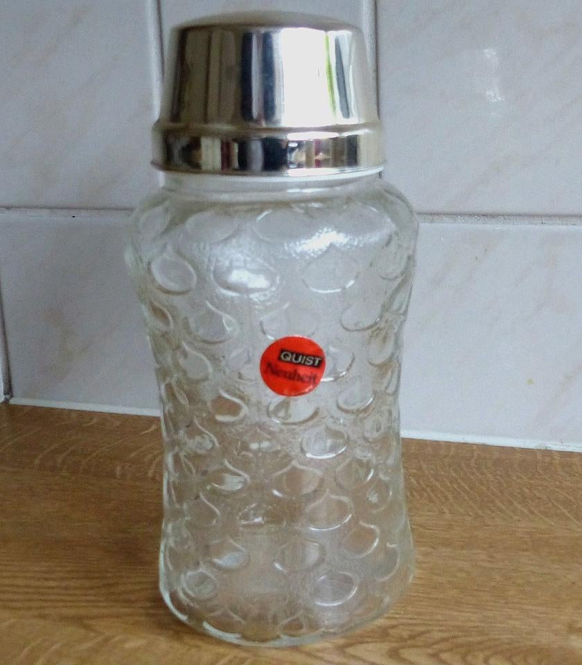 Vintage cocktailshaker Quist West-Germany shaker glas, Huis en Inrichting, Ophalen of Verzenden, Gebruikt