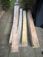 Partij tuinhout / planken – van schuurtje, Tuin en Terras, Ophalen, Gebruikt, Planken