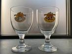 set van 2 oude Grimbergen bokalen, Ophalen of Verzenden, Gebruikt, Glas of Glazen, Overige merken
