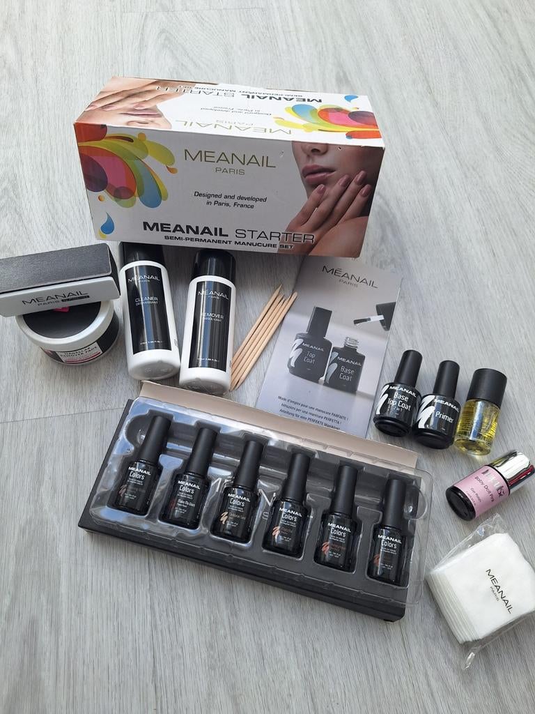 Startpakket voor gel nagellak, Sieraden, Tassen en Uiterlijk, Uiterlijk | Cosmetica en Make-up, Gebruikt, Overige kleuren, Ophalen of Verzenden