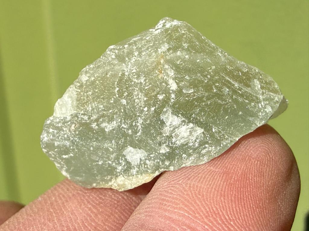 Lemurian Aquatine broekzaksteen mineralen, Ophalen, Mineraal