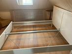 Ikea bed Aspelund. 160 x 200 cm. incl. lattenbodems, Ophalen, Modern/landelijk, Wit, Tweepersoons