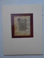 Getijdenboek miniatuur manuscript perkament 4 Italie 1400, Verzenden