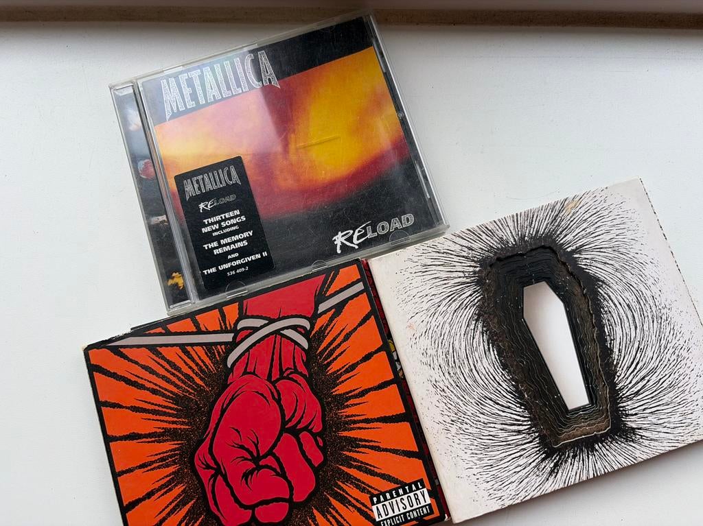 Metallica CD's: ReLoad en Death Magnetic, Ophalen of Verzenden, Gebruikt, Alternative