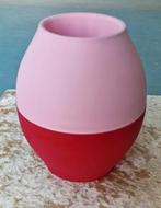 Clayrton’s Diabol’o Vaas Anti-Omval Roze 17,6cm, Huis en Inrichting, Woonaccessoires | Vazen, Overige kleuren, Aardewerk of Porselein