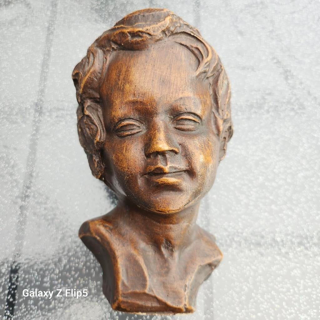 Buste van een kind, bruin, Ophalen of Verzenden, Zo goed als nieuw, Mens