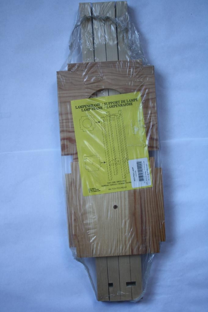 Lampenframe hout bouwpakket 54,5x17,5cm, Ophalen of Verzenden, Nieuw