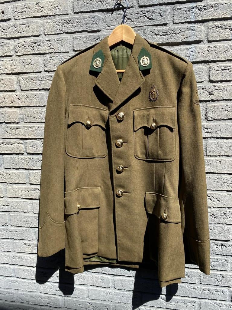 Kapitein Arts overgang met geborduurd brevet.., Ophalen of Verzenden, Landmacht, Nederland, Embleem of Badge