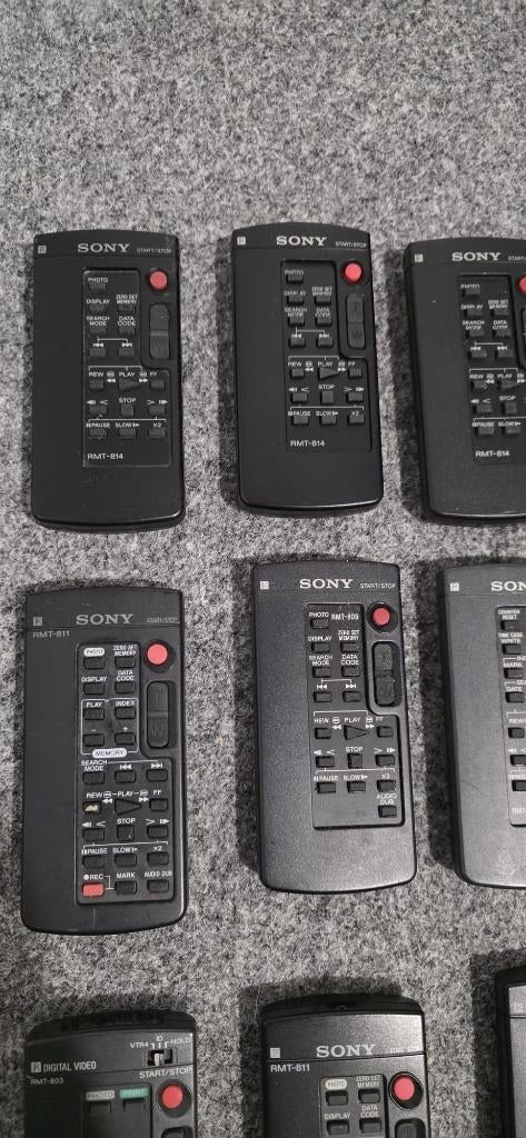 Afstandsbedieningen voor Sony video camera's, Ophalen, 20x of meer, Sony