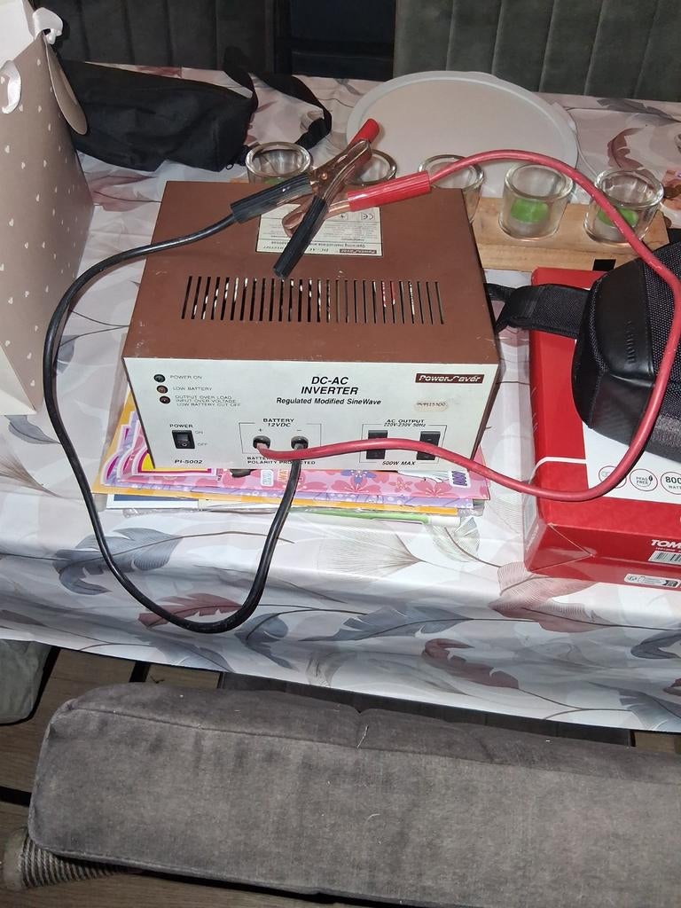 Voeding voor de camper, Ophalen