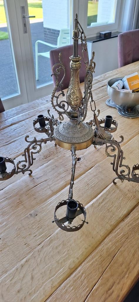 Oude hanglamp, Ophalen of Verzenden