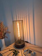 Schemerlamp Loods 5 industrieel, Ophalen, Zo goed als nieuw, Hout, Minder dan 50 cm