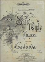 Bo1836 bladmuziek edition guthell sur l';onde, Ophalen of Verzenden, Gebruikt, Artiest of Componist, Piano