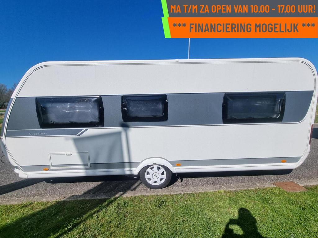 Hobby 560 CFE excellent DAK AIRCO + MOVER + VOORTENT +250 CM, Caravans en Kamperen, Caravans, Rondzit, 7 tot 8 meter, Bedrijf