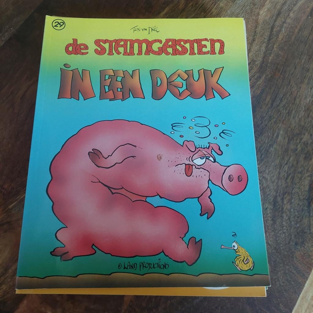 De Stamgasten: In een deuk, Eén stripboek, Ophalen of Verzenden, Zo goed als nieuw, Toon van Driel