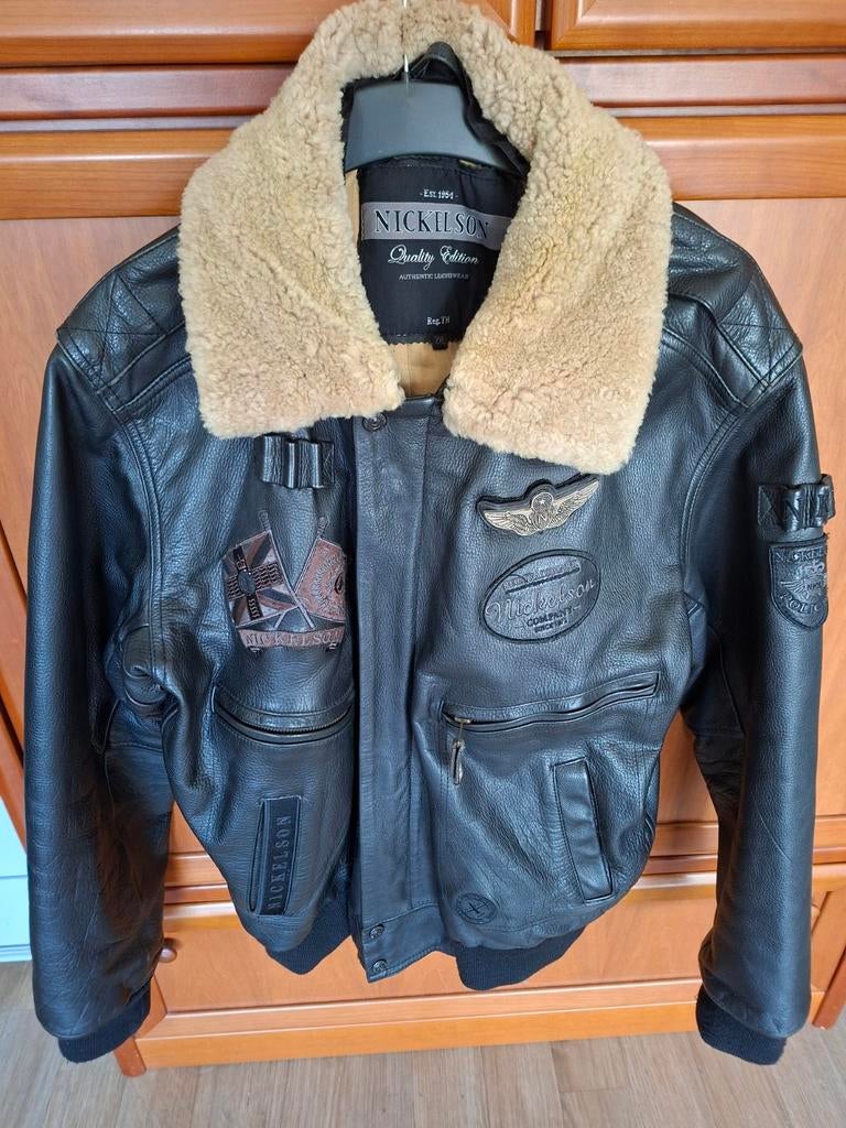 Nickelson Jas, Ophalen, Zo goed als nieuw, Maat 56/58 (XL), Zwart