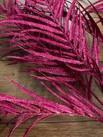 3 Kunst glitter palmboom takken - Roze decoratie, Ophalen of Verzenden, Nieuw, Binnen