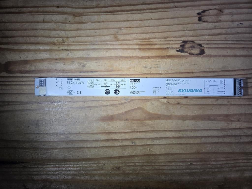 Sylvania T5 2x 14-35W ballast VSA voorschakelapparaat, Ophalen of Verzenden, Gebruikt