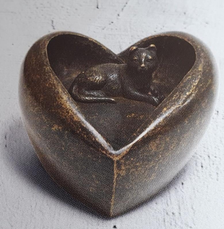 VOOR ALTIJD IN MIJN HART / URN / KAT / POES / ASURN, Huis en tuin decoratie Marie, Nieuw, Info@huisentuindecoratiemarie.nl, Peize